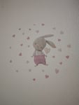 Wandsticker Hase