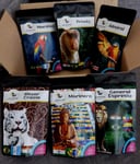 Tolle Auswahl an 6 verschiedenen Kaffeebohnen als Geschenk 