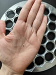 Sehr schlechte Qualität, man isst quasi mit Aluminiumstücken.