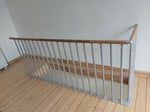 Schickes Geländer mit Aufbau-Schwierigkeiten