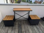 Vielseitige und schöne Bank-Tisch-Kombi
