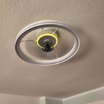 Sehr schöne LED Deckenlampe mit Ventilator
