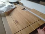 A long crack in the upper plate