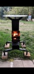 Ottimo, funziona alla grande, e usato in giardino per godersi un aperitivo all'aperto e allo stesso tempo avere una temperatura moderata con l'aggiunta di gustarsi un paio di spiedini e salamini alla griglia.