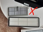 Falsche Staubfilter ( Hepa Filter) geliefert