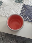 Ich bin mit der Farbe nicht zufrieden. Es sollte blau sein, kam aber grau mit einem orangefarbenen Kern an.