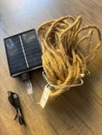 Jute Lichterseil