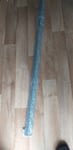 QUEST Gardinenschiene mit Blende, 40x40 mm, 2 m PVC-Vorhangschiene, grau
