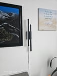 Lampen und der Wand 