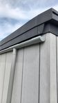 Dachrinne für Gartenhaus