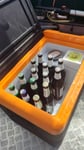 Bierflaschen passen nicht senkrecht in die Box, Deckel schließt nicht richtig wegen 2 mm