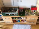 Farm Kuhstall mit Sonnensegel