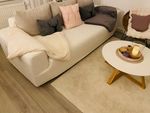 Sofa Überzug weiß 