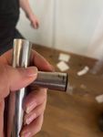 Duschkabine mit fehler, im Transport beschädigt, geöffnet gekommen