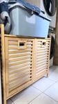 Toller Wäscheschrank aus Bambus! Praktisch und schick.