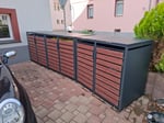 3x Mülltonnenbox 