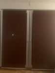 Estika Rollo ohne Bohren - 90 x 220 cm - Dunkelbraun - Klemmfix Montage