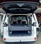 5 Tage Camping im ID Buzz Wärmeunterbett für 2 Personen getrennt regelbar jeweils 60 Watt