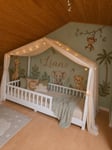 Unser Sohn liebt sein Bett