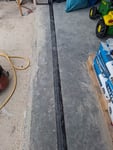 Wassersperren unter dem garagentor