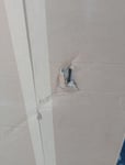 A long crack in the upper plate