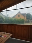 Plachta nám posloužila proti větru, jsme velmi spokojené