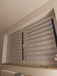 Doppelrollo Klemmfix Ohne Bohren Duo Rollo 100 x 150cm weiß Seitenzug Kette
