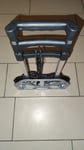 40 Kg po schodoch, 74 Kg po rovine, Lacný, Ľahký, Skladací, Gumené kolieska s ložiskami, v balení aj kolieska na transport po rovine (kachličky, lino, betón)