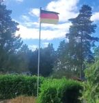 Fahnenmast 6,5 Meter mit Fahne