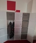 Rebiko Kleiderschrank Weiß