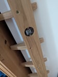 Die Wandbefestigung ist der fail