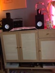 Easy to put together, can be used as a sideboard ! 