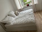 Schönes Bett bin zufrieden 
