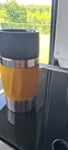 EMSA Isolierbecher Travel Mug Compact 0,3l Manschette gelb