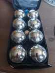  Boule  8 Kugeln  mit Tragetasche 