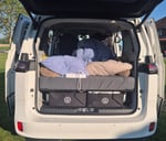 5 Tage Camping im ID Buzz Wärmeunterbett für 2 Personen getrennt regelbar jeweils 60 Watt