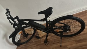 26-Zoll E-Bikes MTB Trekking E-Bikes E-Hollandrader 250W Motor 13Ah Akku 21-Gang City E-Bike Schwarz Kunden-Foto 3