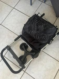 eluno Einkaufstrolley OKEL, Treppensteiger inkl. Kühlfach, faltbar, schwarz Kunden-Foto 2