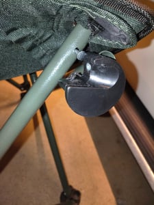 Dunlop Campingstuhl faltbar XXL - Luxus Camping Stuhl leicht mit weich gepolsterter Kopflehne I massiver Stahlrohr Klappstuhl 160kg belastbar I 2 Bequeme Armlehnen mit 2X Getränkehalter I Angelstuhl Kunden-Foto 1