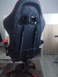 Bürostuhl BOSS, ergonomischer Drehstuhl, Schalensitz, ausziehbare Fußstütze, verstellbare Rückenlehne, Stahlkonstruktion, verchromtes Fußkreuz, für Büro und Homeoffice Kunden-Foto 4