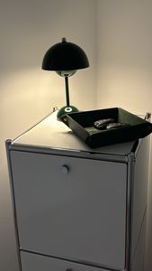 Kabellos Nachttischlampen,LED Tischlampe,Touch Dimmbare kuppelförmige Tischleuchte,3 Lichtfarben Pilzlampe,Schreibtischlampe,Dekotischlampe,Weiß Kunden-Foto 1