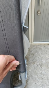 Arebos, sada 2 skladacích ležadiel so slnečnou strieškou, 4-stupňovo nastaviteľné, záhradné a plážové ležadlo s vankúšom pod hlavu, bočné vrecko, nosnosť do 120 kg, antracitová farba Fotografia od zákazníka č. 3