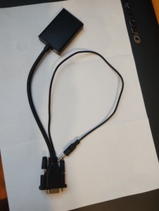 VGA auf HDMI Adapter VGA mit Audio und USB Ladekabel Kabel 1080P 60HZ Stecker Buchse Converter Alter PC TV Monitor Konverter Projektor HDTV Retoo Kunden-Foto 1