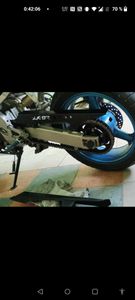 Kettenschutz kompatibel mit Kawasaki ZX-10R BJ 2006-07 Logo schwarz Kunden-Foto 1