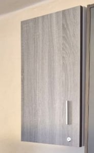 vidaXL Nástenná skrinka Lyon Grey Sonoma 39,5x31x60 cm Materiál na báze dreva Fotografia od zákazníka č. 1