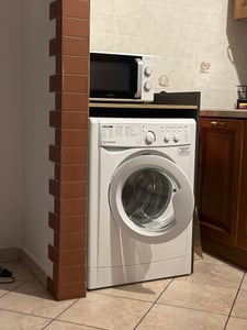 Badezimmerschrank für Waschmaschine, Pola NP, Farbe Sonoma Oak Kunden-Foto 1