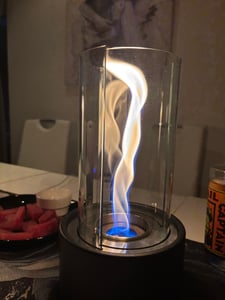 30 x 1 Liter Bioethanol 96,6% - PURE FLAME Premium Bioethanol für Ethanol Kamine in 1L Flaschen Kunden-Foto 2