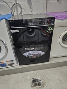 Sharp ES-PRO214SA-DE Waschmaschine 12kg WIFI VeeZy App AllergySmart AquaStop Kunden-Foto 2