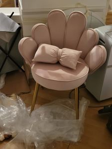 FCH,Lounge-Sessel,Mit Kissen,Abnehmbare Rückenlehne,Hellrosa,Samt Kunden-Foto 1