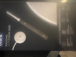 BRAUN Pulsonic Slim Clean 2000 schwarz Zahnbürste 396208 (396208) Fotografia od zákazníka č. 1